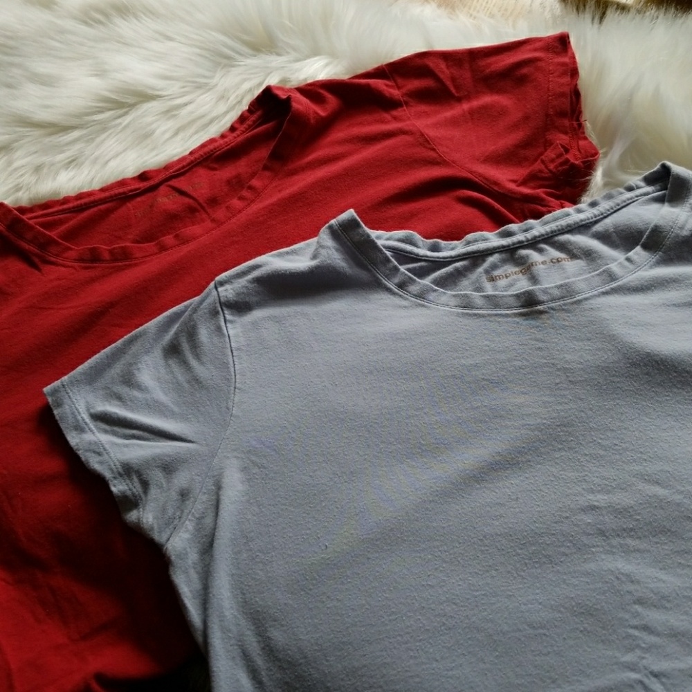 ORGANIC COTTON TEESHIRTS price for set.
